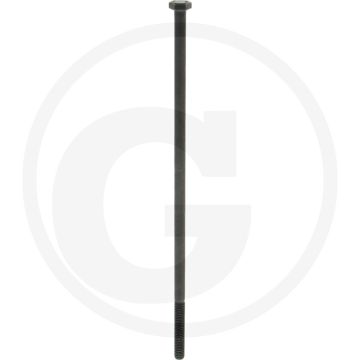Zeskantbout M8x240 DIN 931 Staal 10.9 Zwart Buitenzeskant