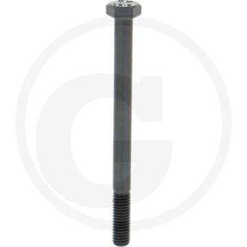 Zeskantbout M8x100 DIN 931 Staal 10.9 Zwart Onbehandeld