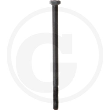 Zeskantbout M8x140 DIN 931 Staal 10.9 Zwart Onbehandeld
