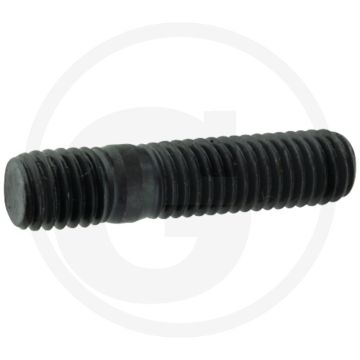 Tapeind DIN 939 M8 x 25 staal 8.8 zwart metrische draad RH