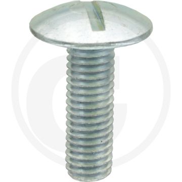 Boordwandschroef M8 x 25 DIN 88107 Verzinkt Staal Platte ronde kop