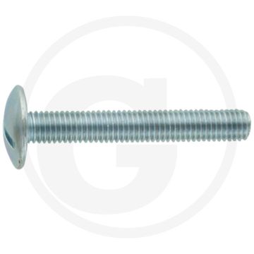 Boordwandschroef M8 x 55 DIN 88107 Verzinkt Staal Platte Ronde Kop