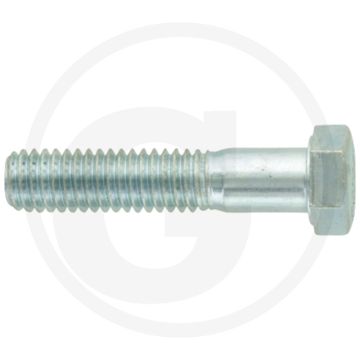 Zeskantbout DIN 931 3/8" x 45 mm Staal 8.8 UNC Zwart