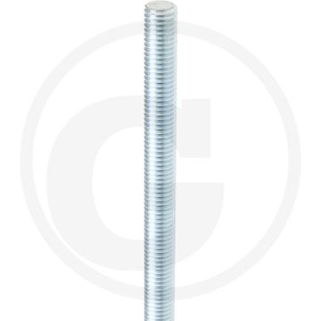 Draadeind M10 x 1000 DIN 976 Verzinkt Staal Galvanisch RH Metrische Draad