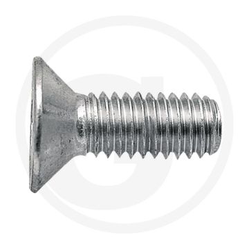Verzonken bout M10 x 16 DIN 7991 Staal 10.9 Gegalvaniseerd Binnenzeskant