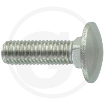 Slotbouten M10 x 35, DIN 603, Roestvrijstaal V2A, Kwaliteit 7