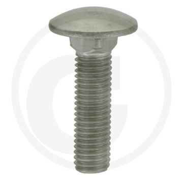 Slotbouten M10 x 40, DIN 603 - Roestvrijstaal (V2A), Kwaliteitsklasse 7