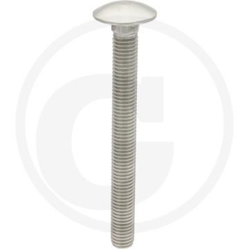 Slotbout M10 x 100, DIN 603, Roestvrijstaal (V2A), Kwaliteitsklasse 7