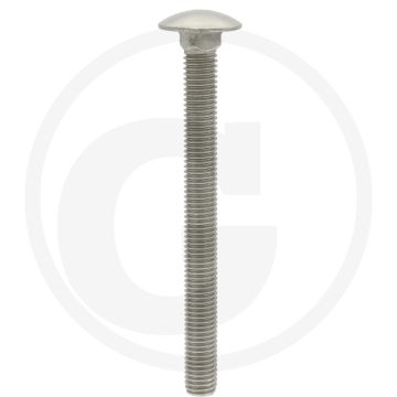 Slotbout M10 x 110, DIN 603, Roestvrijstaal V2A, Kwaliteitsklasse 7