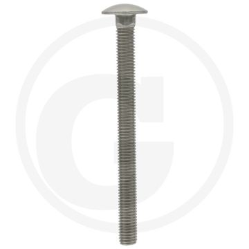 Slotbouten M10 x 120, DIN 603, Roestvrijstaal V2A, Kwaliteitsklasse 7