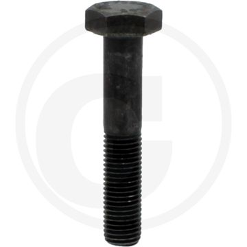 Zeskantbout M10x55 DIN 960 Staal 8.8 Zwart Metrisch fijne draad