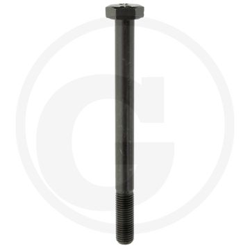 Zeskantbout DIN 960 M10 x 120 staal 8.8 zwart metrische schroefdraad