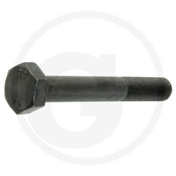 Zeskantbout DIN 960 M10 x 70 staal 8.8 zwart metrische schroefdraad