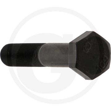 Zeskantbout M10x55 DIN 960 Staal 10.9 Zwart Verzinkt