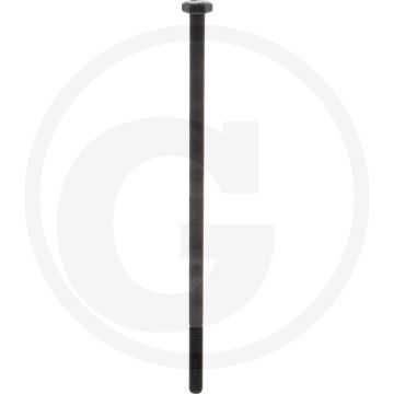 Zeskantbout M10x260 DIN 931 Staal 10.9 Zwart