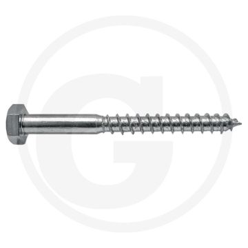 Houtdraadbouten DIN 571 M10 staal gegalvaniseerd 150 mm buitenzeskantkop