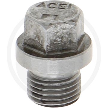 Afsluitplug M10 x 1 DIN 910 Staal 5.8 Buitenzeskant