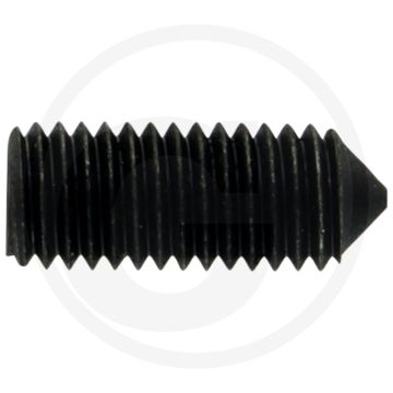 Stelbout M10 x 25 DIN 914 Gegalvaniseerd Staal Binnenzeskant
