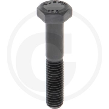 Zeskantbout M10x55 DIN 931 Staal 10.9 Zwart Buitenzeskant