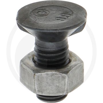 Ploegbout M12x30 DIN 608 Staal 8.8