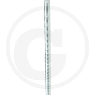 Draadeind M12 x 1000 DIN 976 Verzinkt Staal Standaard Draad
