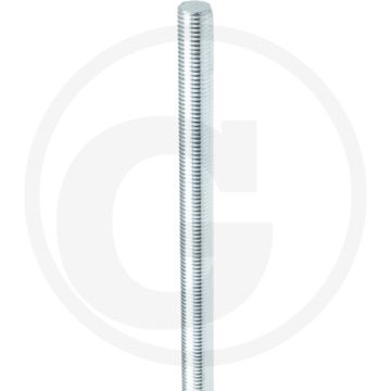 Draadeind M12 x 1000 DIN 976 Verzinkt Staal Feingewinde RH