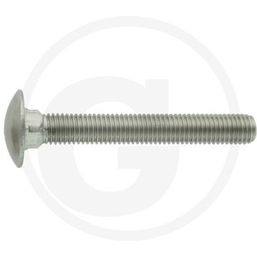 Slotbout M12 x 90, DIN 603 – Roestvrijstaal (V2A), Kwaliteitsklasse 7