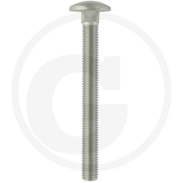 Slotbouten M12 x 120, DIN 603, roestvrijstaal V2A, metrische draad Klasse 7