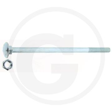 Slotbouten DIN 603 Stahl M12x220 mm 4.6 Gegalvaniseerd