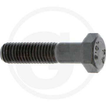 Zeskantbout M12x50 DIN 931 Staal 10.9 Onbehandeld Metrische schroefdraad