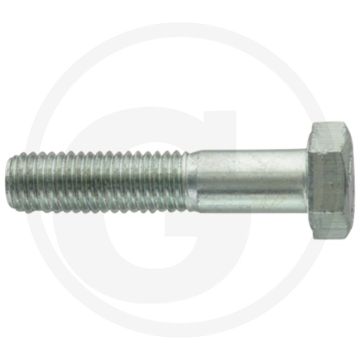 Zeskantbout M12x55 DIN 931 Verzinkt Staal 8.8 Metrische Schroefdraad
