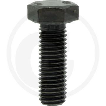 Zeskantbout DIN 933 M12x35 Staal 10.9 Zwart