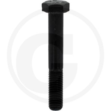 Zeskantbout DIN 960 M12x80 Staal 10.9 Zwart
