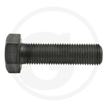 Zeskantbout DIN 961 M12x25 Staal 8.8 Zwart