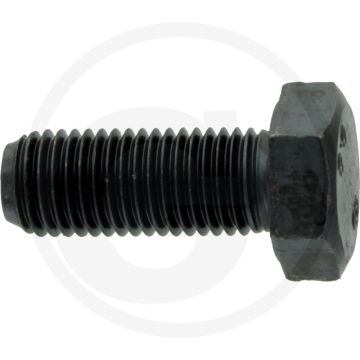 Zeskantbout DIN 961 M12x30 Staal 8.8 Zwart
