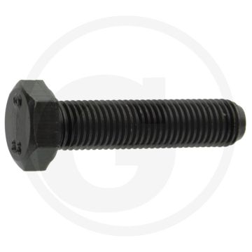 Zeskantbout DIN 961 M12x50 Staal 8.8 Zwart