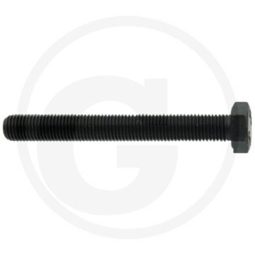 Zeskantbout DIN 961 M12 x 100 staal 8.8 zwart metrische schroefdraad