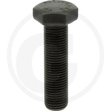 Zeskantbout DIN 961 M12x45 Staal 10.9 Zwart Buitenzeskant