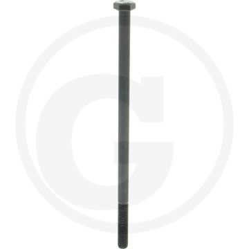 Zeskantbout M12x260 DIN 931 Staal 10.9 Zwart Onbehandeld