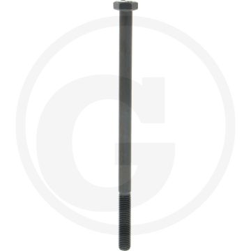 Zeskantbout M12x220 DIN 931 Staal 10.9 Zwart