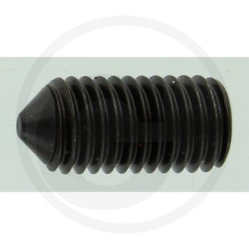 Stelbout M12 x 25 DIN 914 Verzinkt Staal Binnenzeskant RH