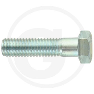Zeskantbout DIN 931 Staal 8.8 UNC 1/2" x 2" Zwart