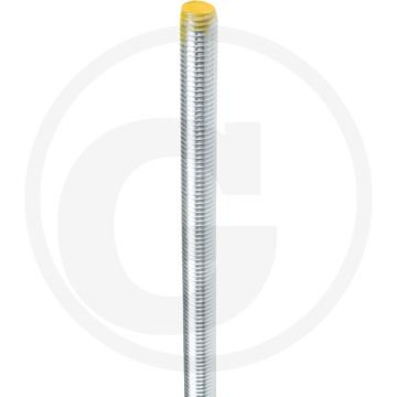 Draadeind M14 x 1000 DIN 976 Verzinkt Staal 8.8 Standaard Draad