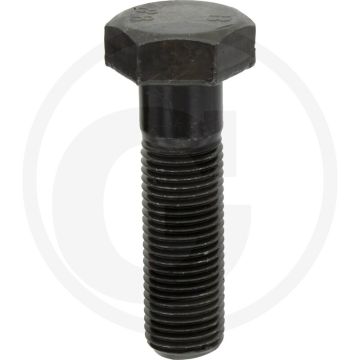 Zeskantbout DIN 960 M14x50 Staal 8.8 Zwart