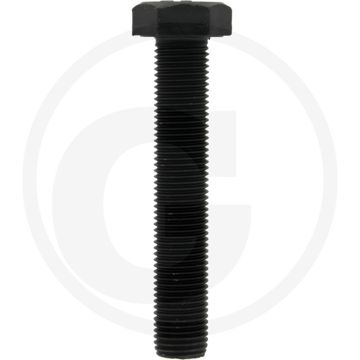Zeskantbout DIN 961 M14 x 80 staal 8.8 zwart metrische schroefdraad