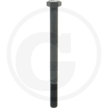 Zeskantbout M14x180 DIN 931 Staal 10.9 Onbehandeld Zwart