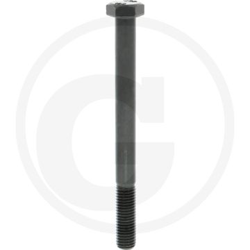 Zeskantbout M14x160 DIN 931 Staal 10.9 Onbehandeld Zwart