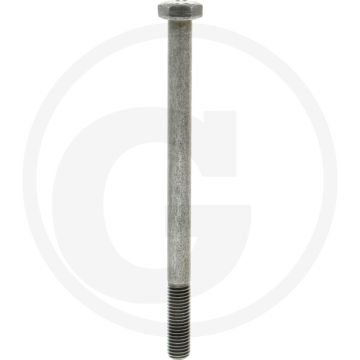 Zeskantbout M14x200 DIN 931 Staal 10.9 Zwart