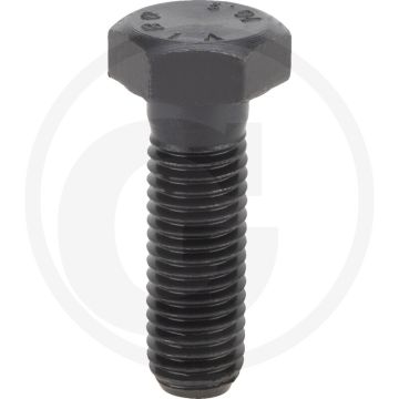 VPE100 zeskantbouten M14x45 DIN 931 staal 10.9 zwart metrische schroefdraad