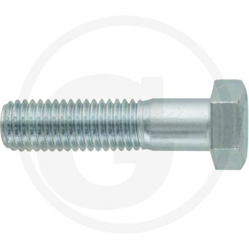 Zeskantbout DIN 931 Staal 8.8 UNC 5/8" x 2 1/2 Zwart